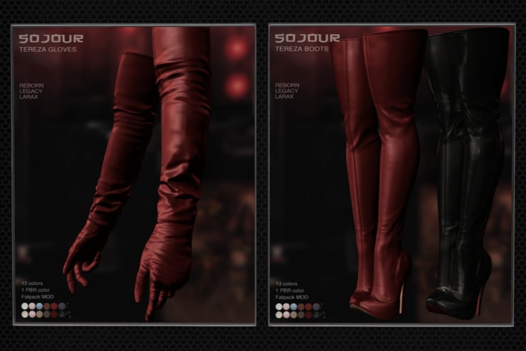 Tereza Gloves and Boots - Legacy/MaitreyaX/Reborn, L$230 each/L$1099 each FP