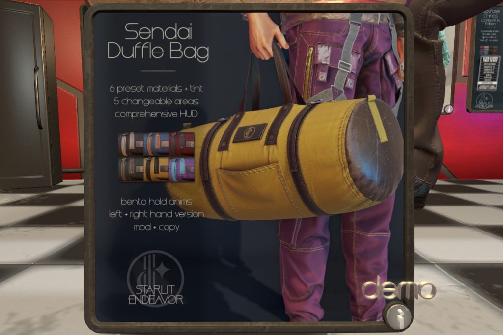 Sendai Duffle Bag, L$750