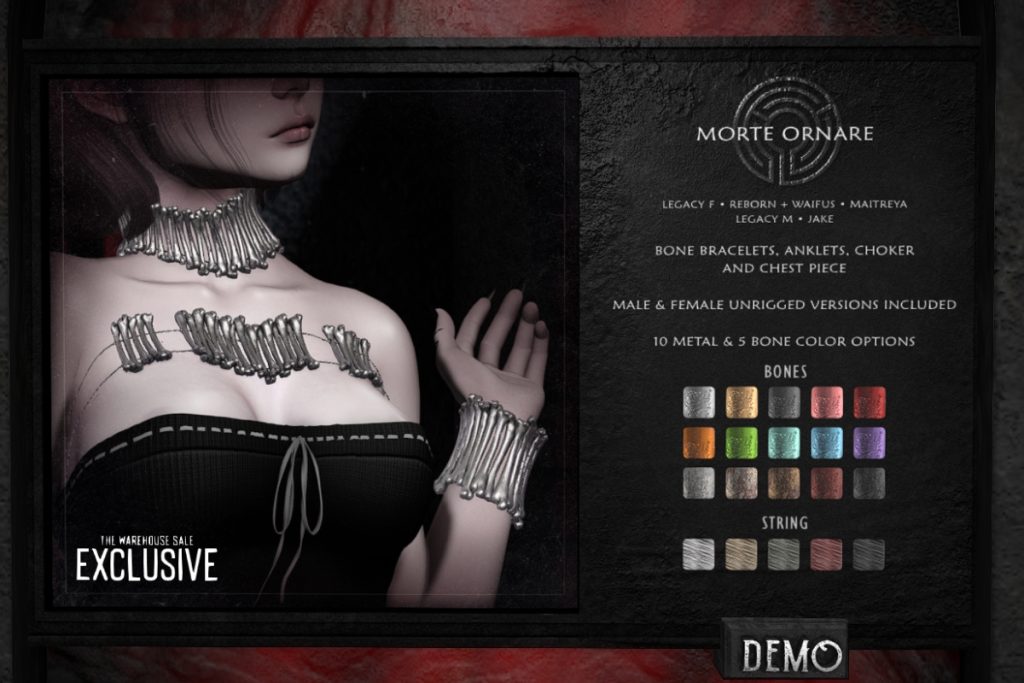 Morte Ornare Set - Jake/Legacy F+M/Maitreya/Reborn/+mods, L$356