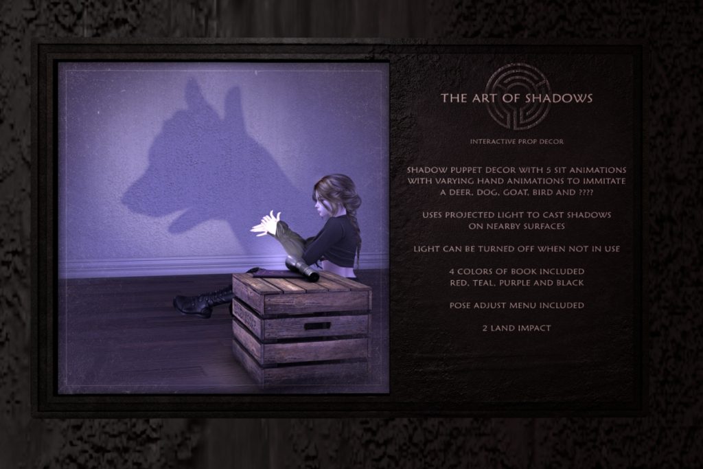 The Art of Shadows Prop, L$350