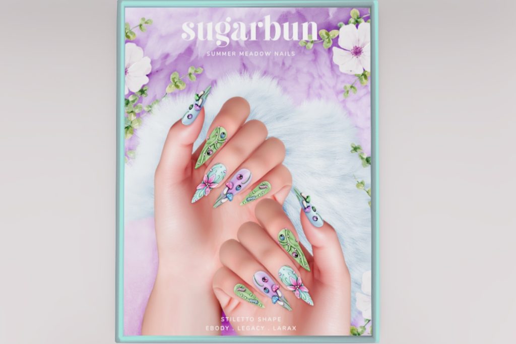 Summer Meadow Nail Set - Legacy/MaitreyaX/Reborn, L$249