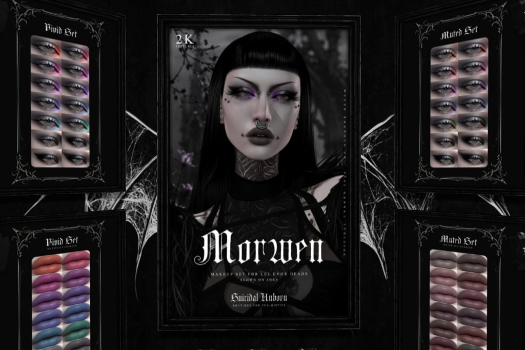 Morwen Makeup Set - EvoX, L$385 each/L$629-L$655 each FP/L$1133 MP