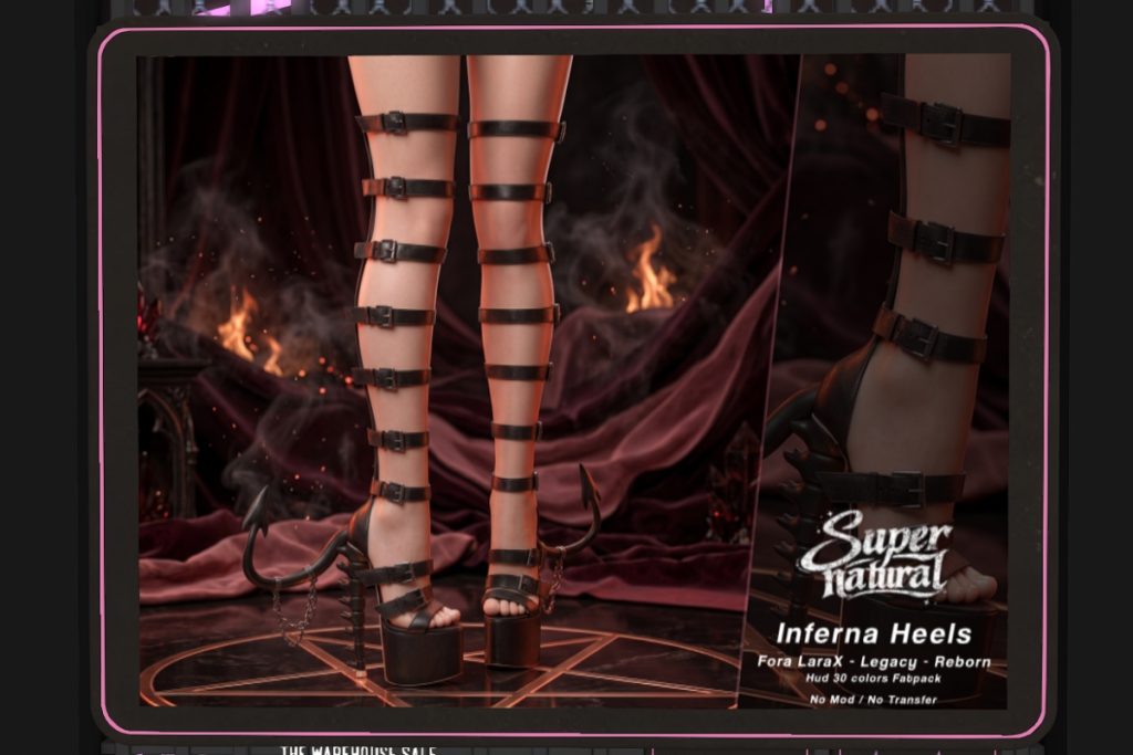 Inferna Heels - Legacy/MaitreyaX/Reborn, L$186 each/L$1116 FP