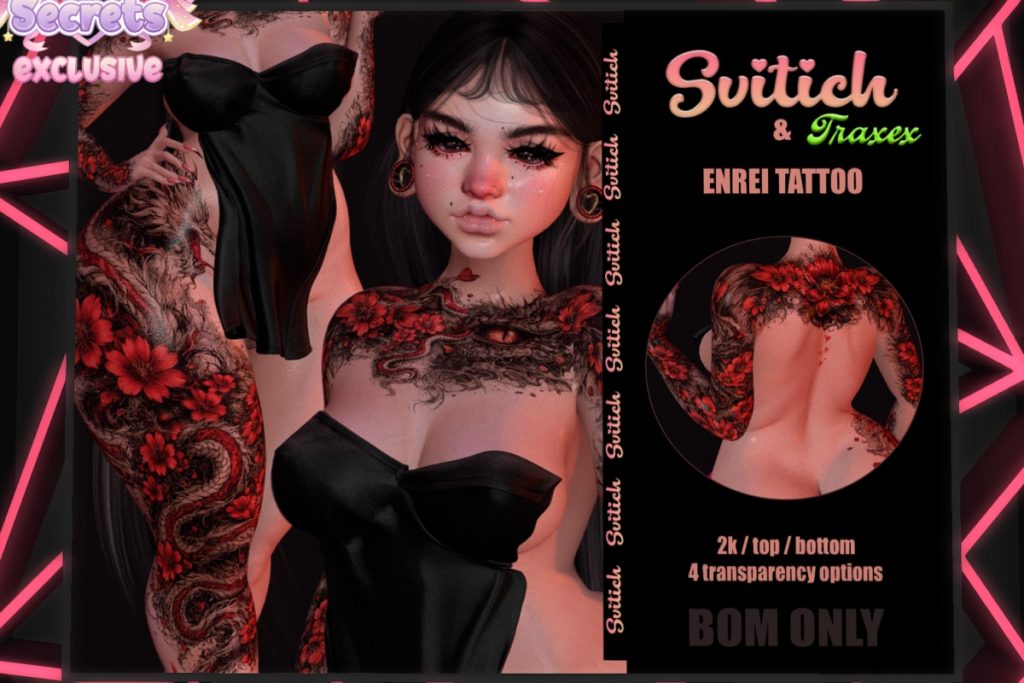 Enrei Tattoo - BOM, L$300