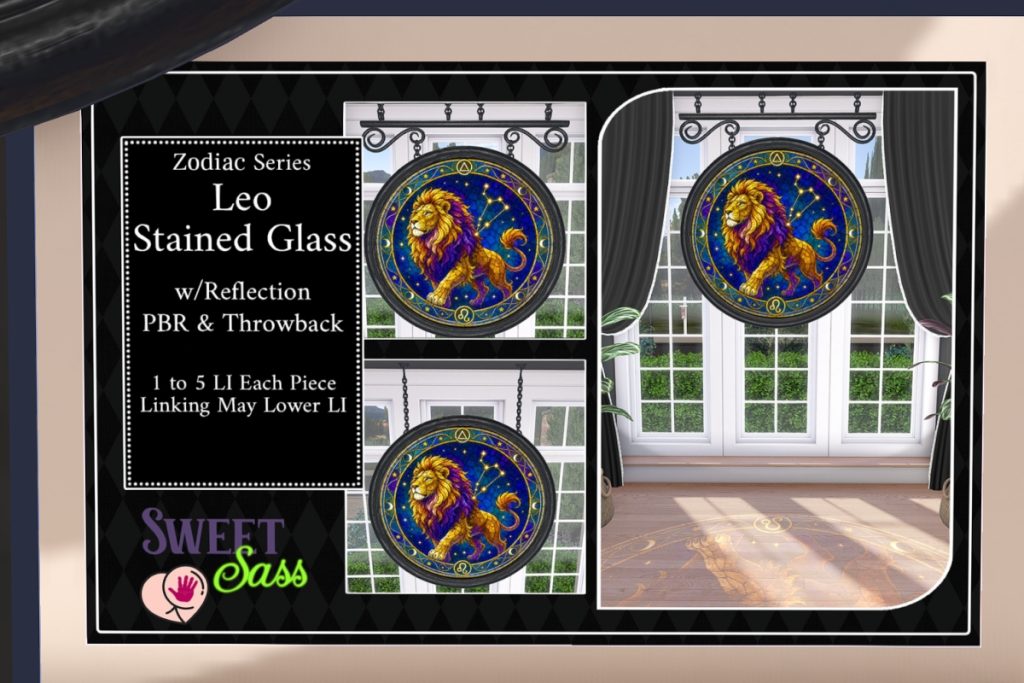 Leo Stained Glass, L$250