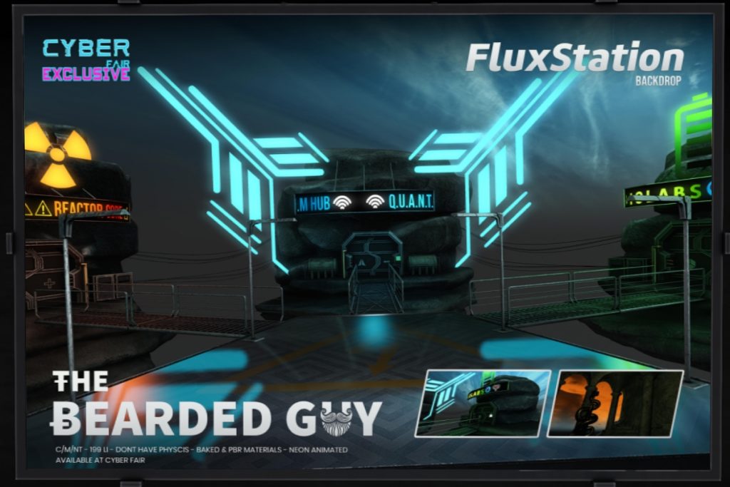 Flux Station Backdrop, L$349
