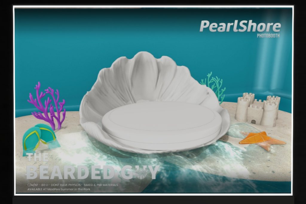 Pearl Shore Backdrop, L$299