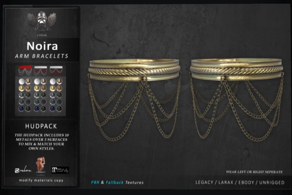 Noira Arm Bracelets - Legacy/MaitreyaX/Reborn, L$375