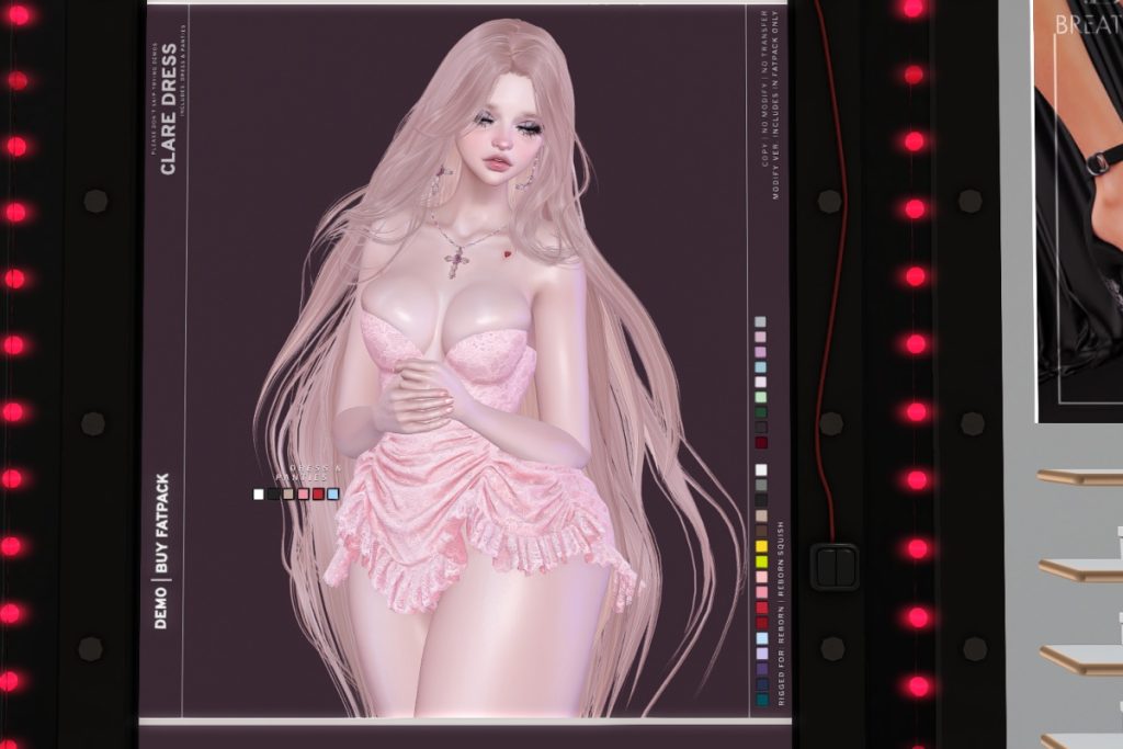 Clare Dress - Reborn/+mods, L$350 each/L$1850 FP