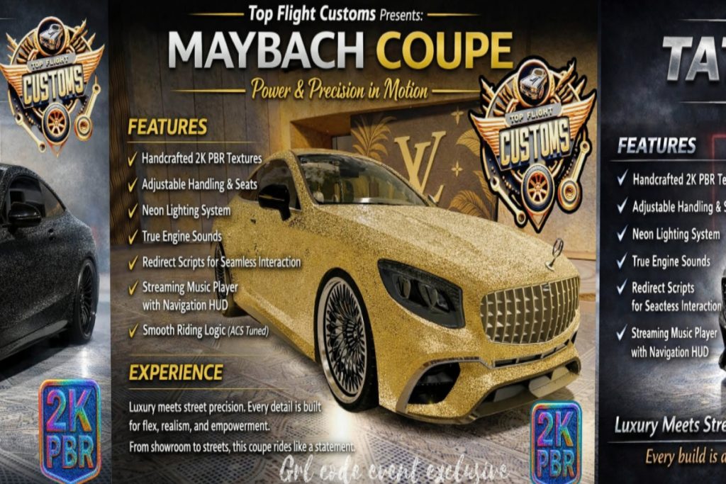 Maybach Coupe Vehicle, L$2500