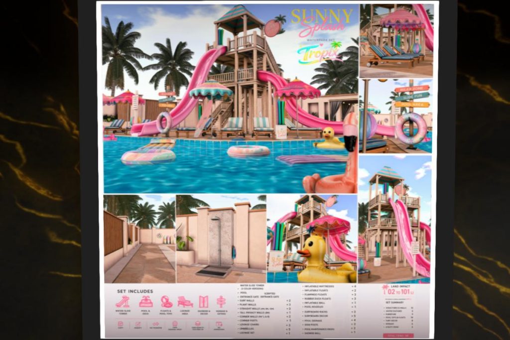 Sunny Splash Scene, L$2100