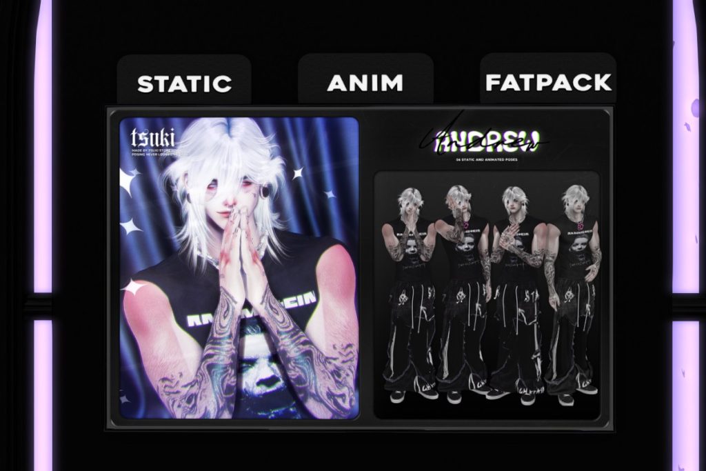Andrew Poses, L$249-L$299 each/L$349 FP