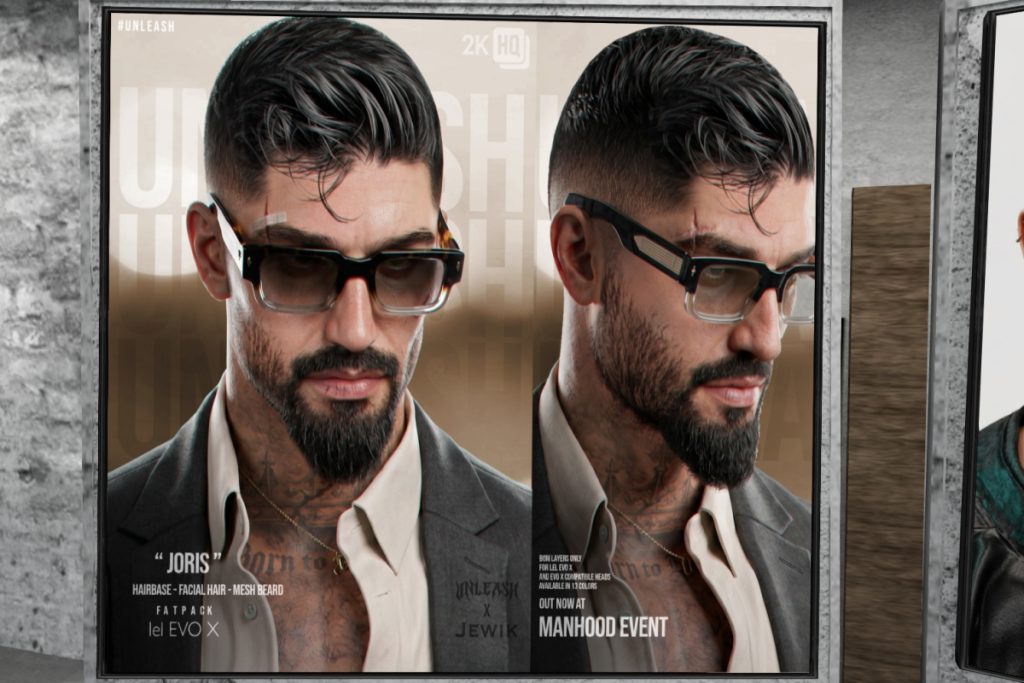 Joris Hairbase - EvoX, L$350 | Joris Facial Hair - EvoX, L$450