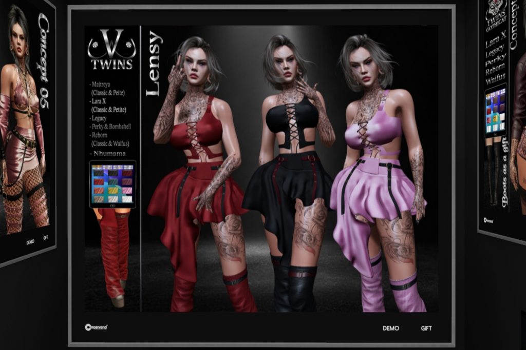 Lensy Outfit - Legacy/Maitreya/Nhumana/Reborn/+mods, L$299
