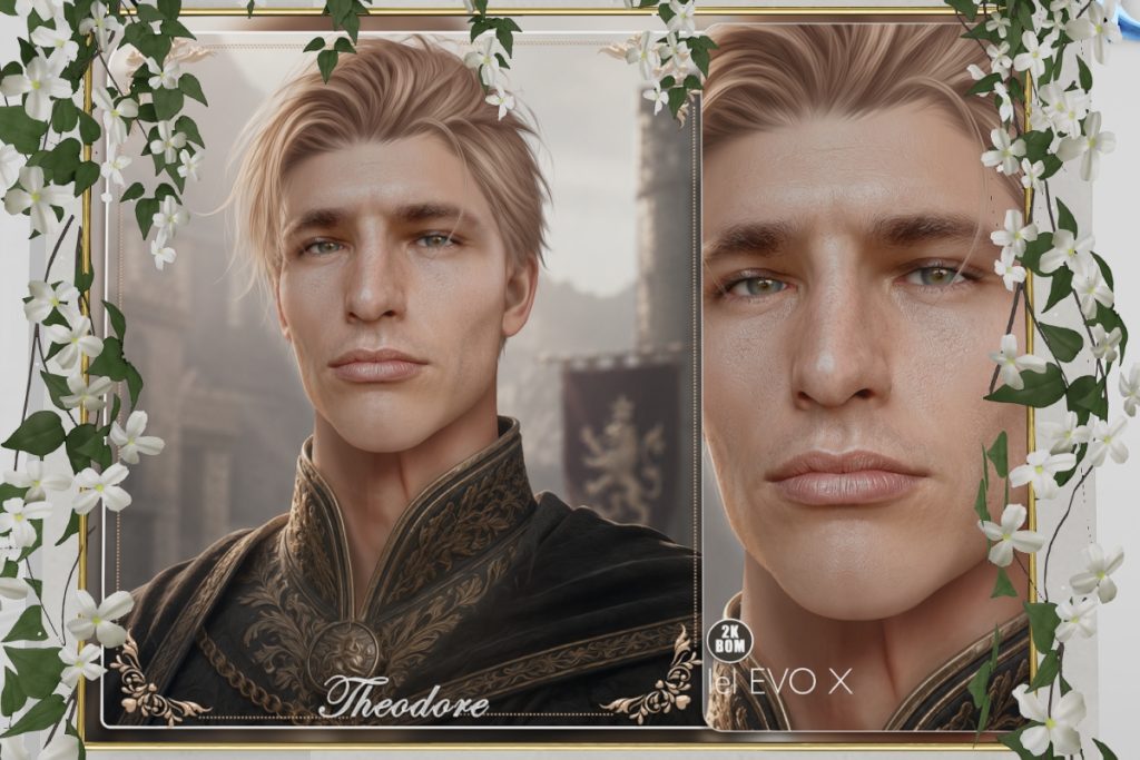Theodore Skin - EvoX, L$650 each/L$2000 FP
