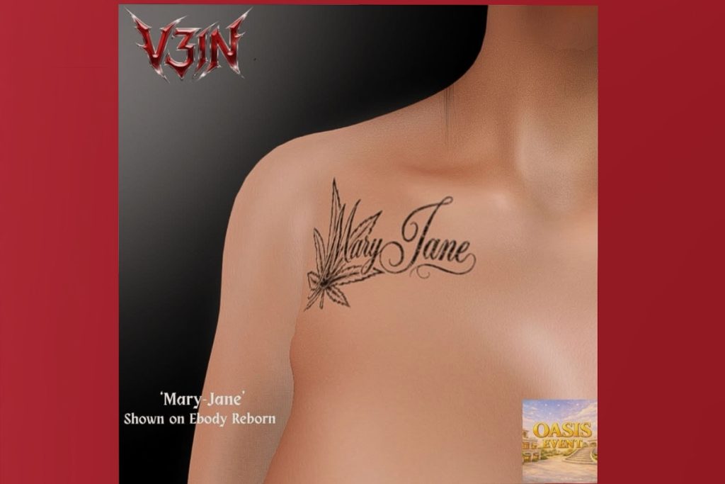 Mary Jane Tattoo - BOM, L$100