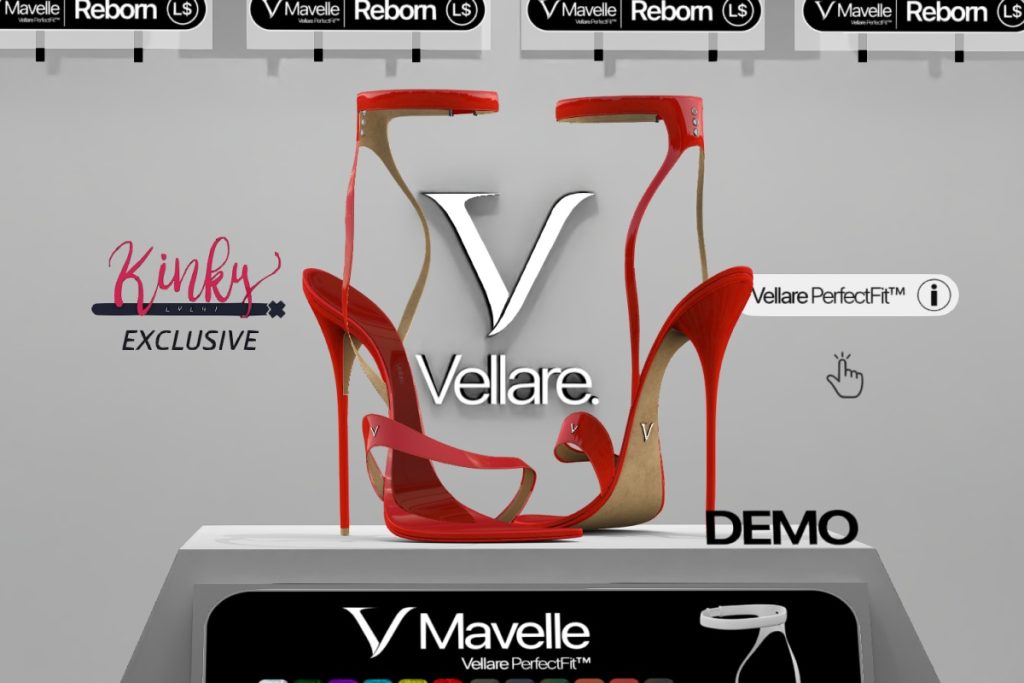 Mavella Heels - Legacy/MaitreyaX/Reborn, L$1497 each/L$3997 FP