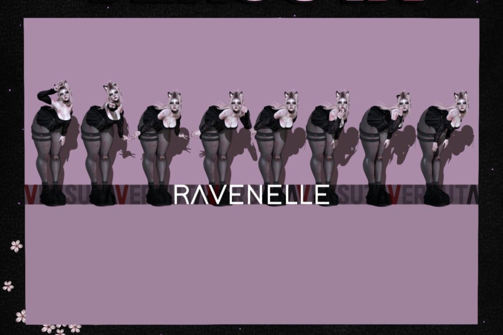 Ravenelle Static Poses, L$50 each/L$299 FP