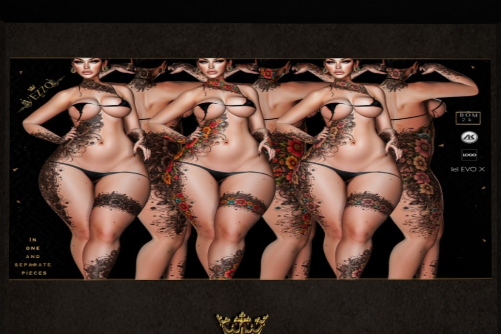Darel Tattoo - AkX/EvoX/Logo, L$399 each/L$799 FP