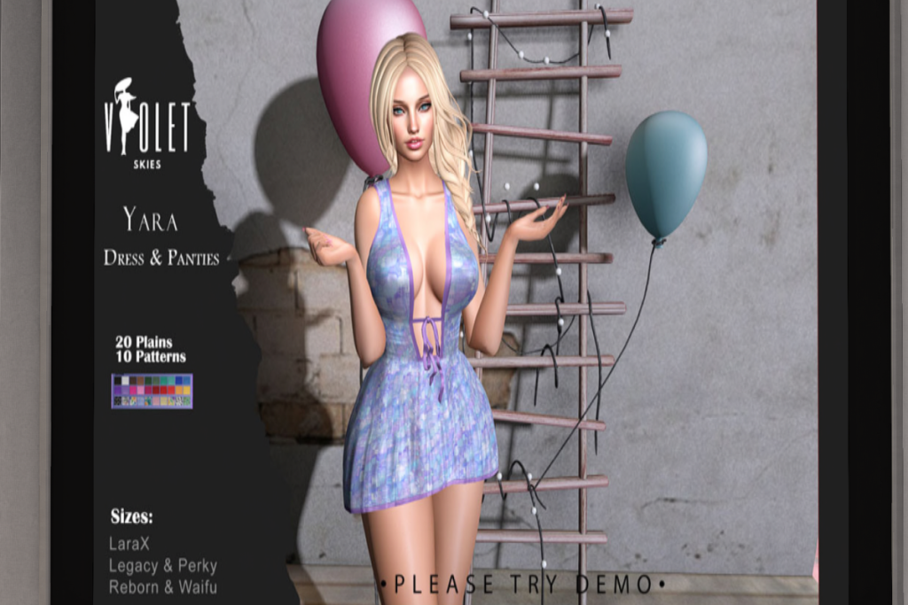 Yara Dress &amp; Panties - Legacy/MaitreyaX/Reborn/+mods, $L295 each