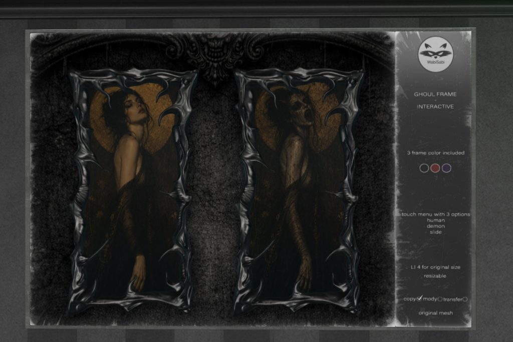 Interactive Ghoul Frame, L$299