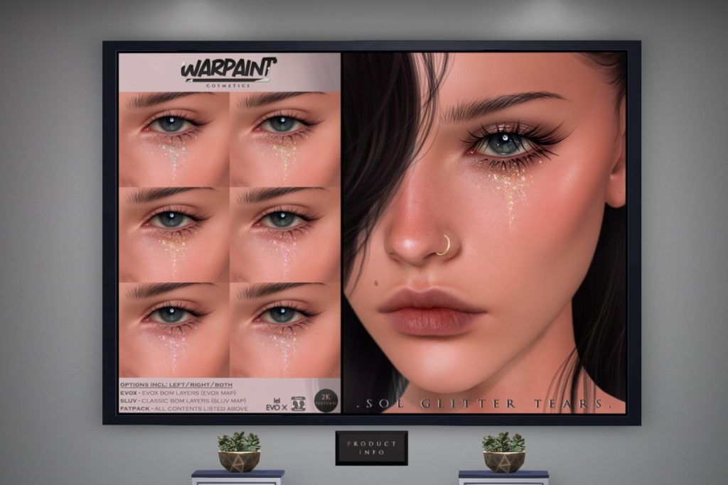 Sol Glitter Tears - Bom/EvoX, L$240 each/L$420 FP