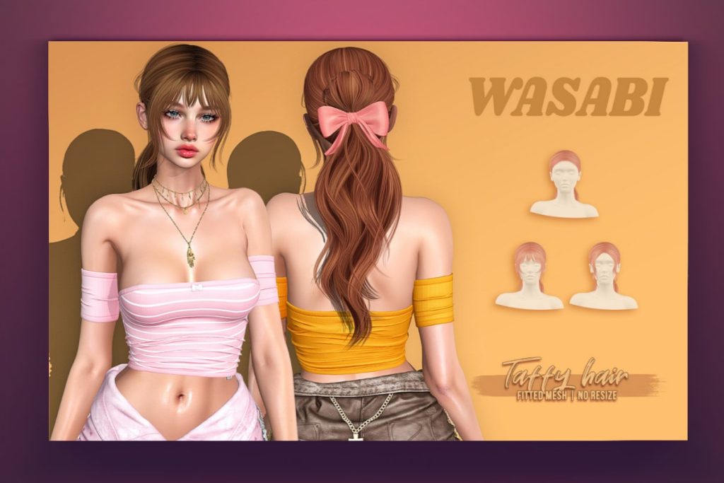 Taffy Hair, L$275 each/L$400 FP