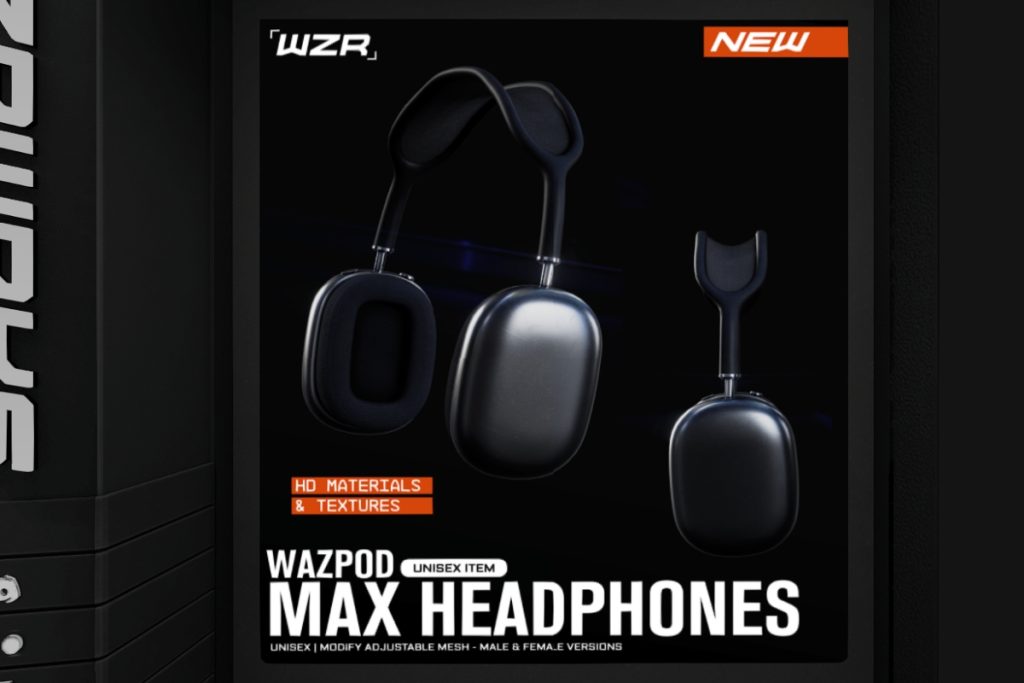 Mad Headphones, L$299 each/L$899 FP