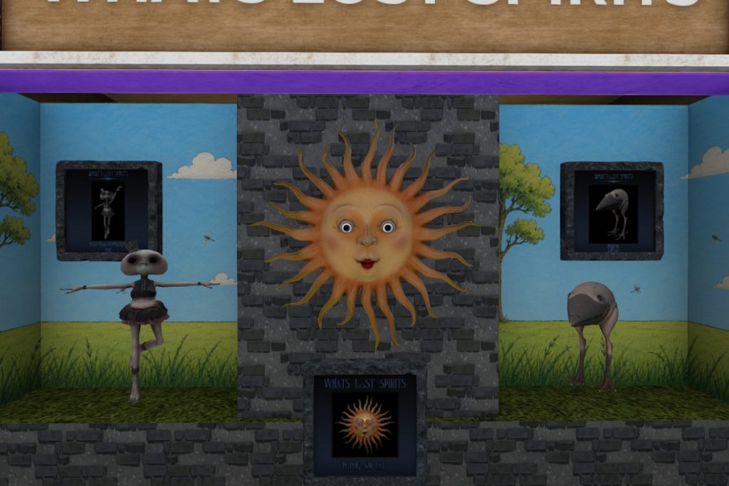 Bean Head Companion, L$450 | Peeping Sun Face, L$300 | Birb, L$200