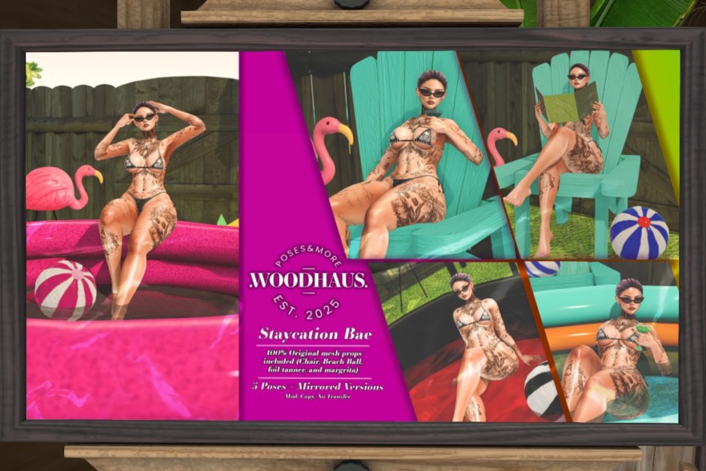 Staycation Bae Poses &amp; Props, L$300