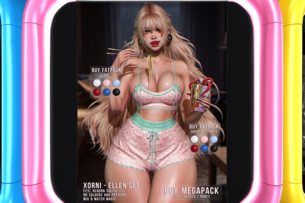 Ellen Set - Reborn/+mods, L$250 each/L$1750 each FP/L$2500 MP