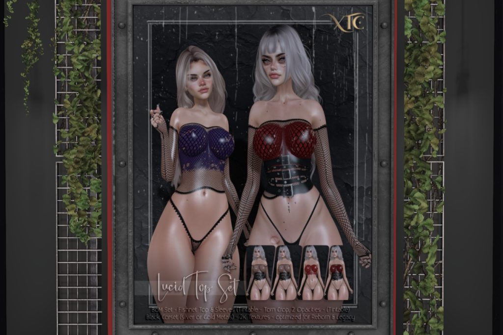 Lucid Top Set - BOM/Legacy/Reborn, L$349