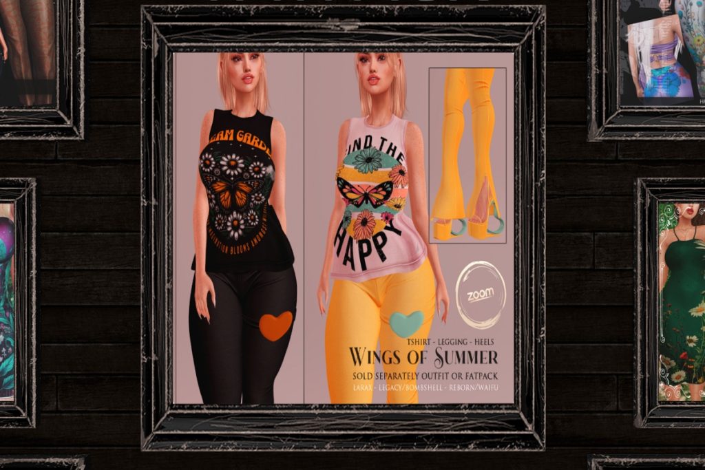 Wings of Summer Outfit - Legacy/MaitreyaX/Reborn/+mods, L$399 each/L$699 FP