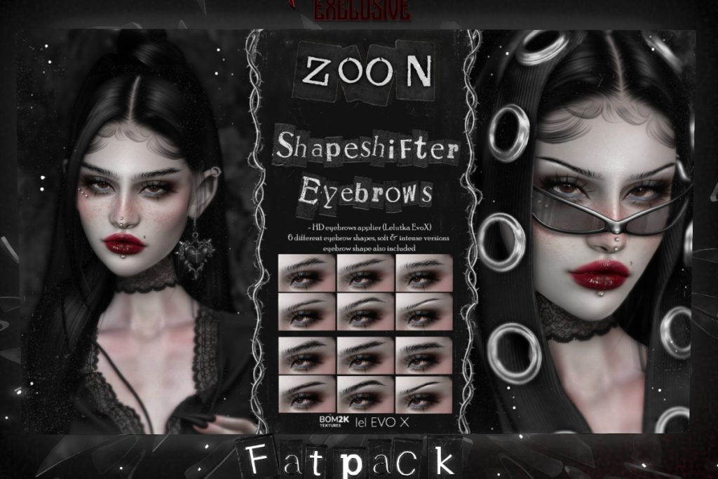 Shapeshifter Eyebrows - EvoX, L$299