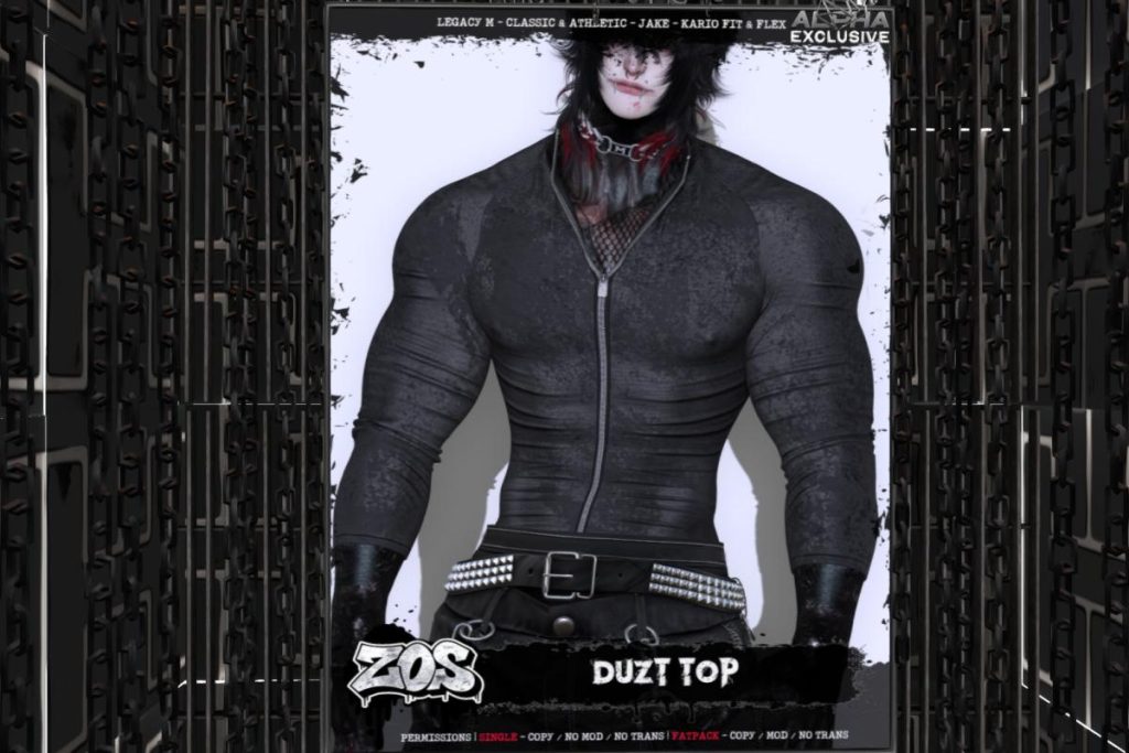 Duzt Top - Jake/Kario/Legacy/+mods, L$320 each/L$1200 FP
