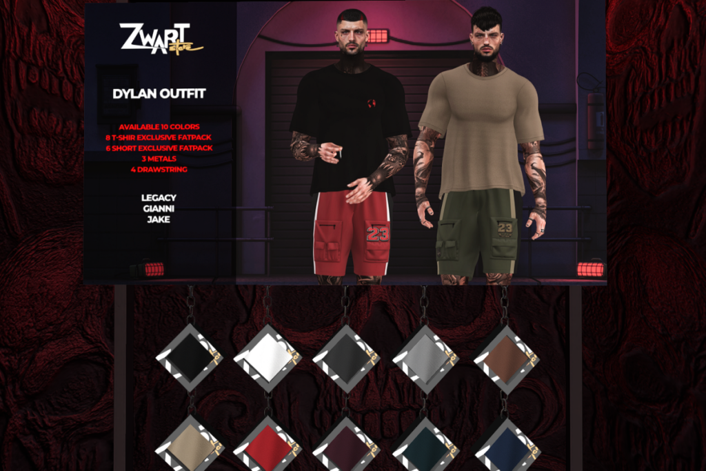 Dylan Outfit - Gianni/Jake/Legacy M - $L350 each/ L$1399 FP