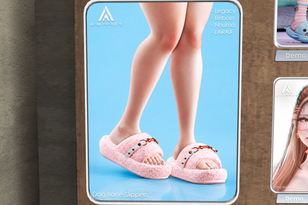 Dog Bone Slippers - Legacy/MaitreyaX/Nhumana/Reborn, L$299 each/L$2000 FP