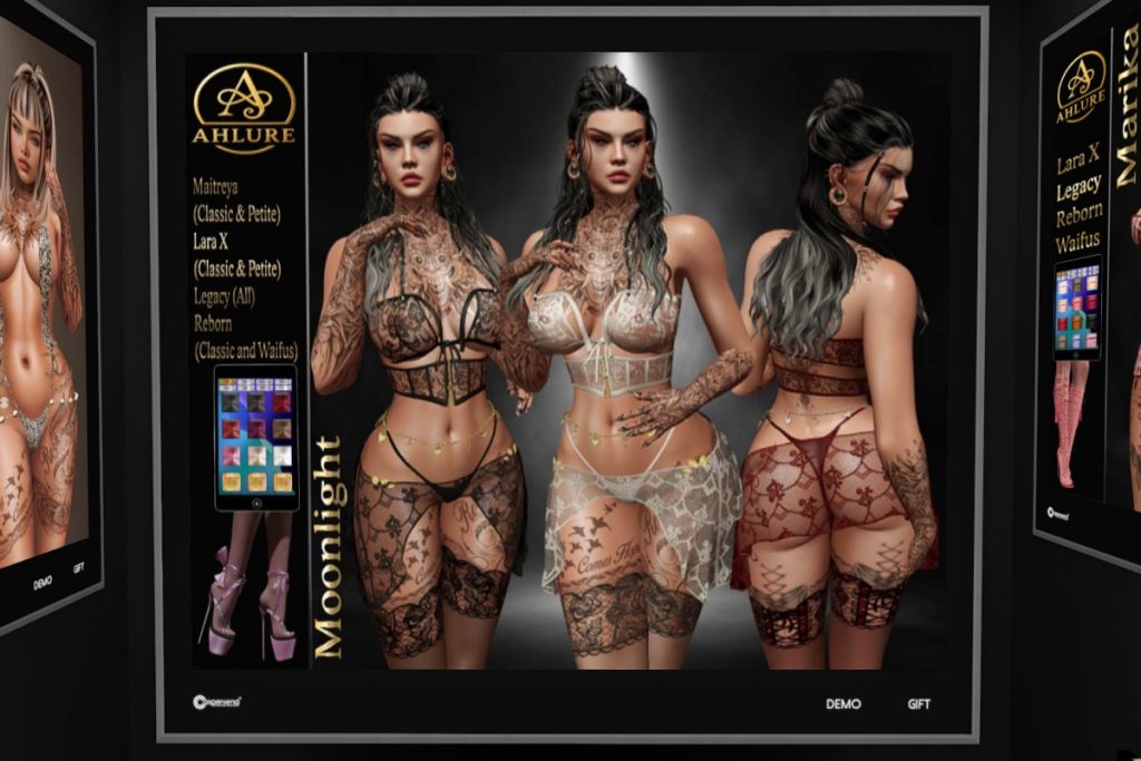 Moonlight Outfit - Legacy/Maitreya/Reborn/+mods, L$299