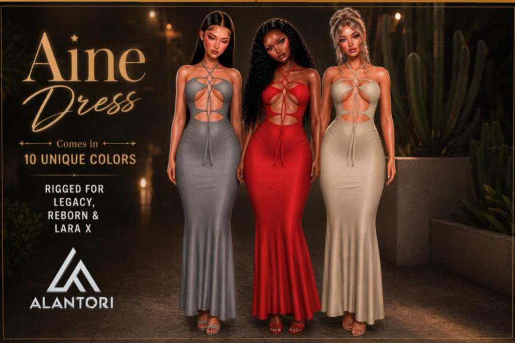 Aine Dress - Legacy/MaitreyaX/Reborn, L$249 each/L$1499 FP