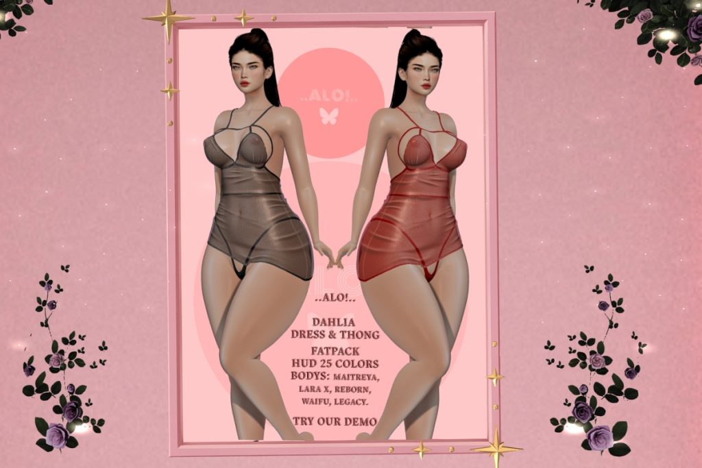 Dahlia Set - Legacy/Maitreya/Reborn/+mods, L$185 each/L$555 FP