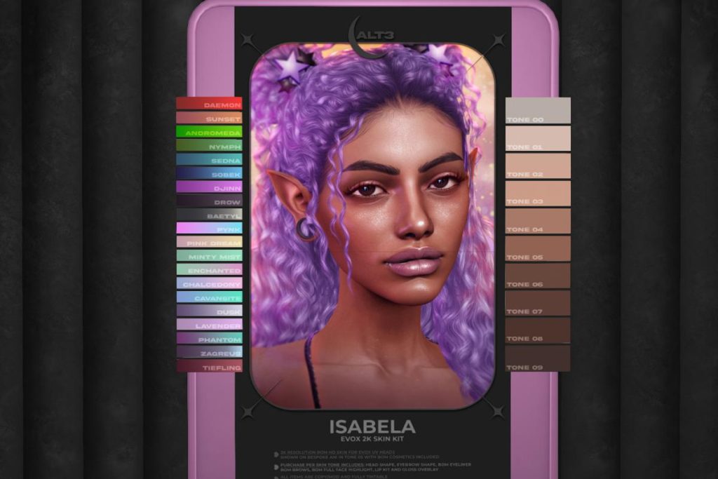 Isabella Skin - Evo X, L$550 each