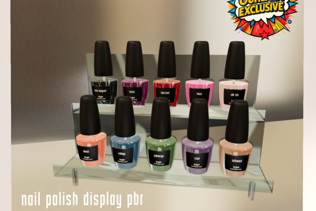 AC Nail Polish Display, L$95 each