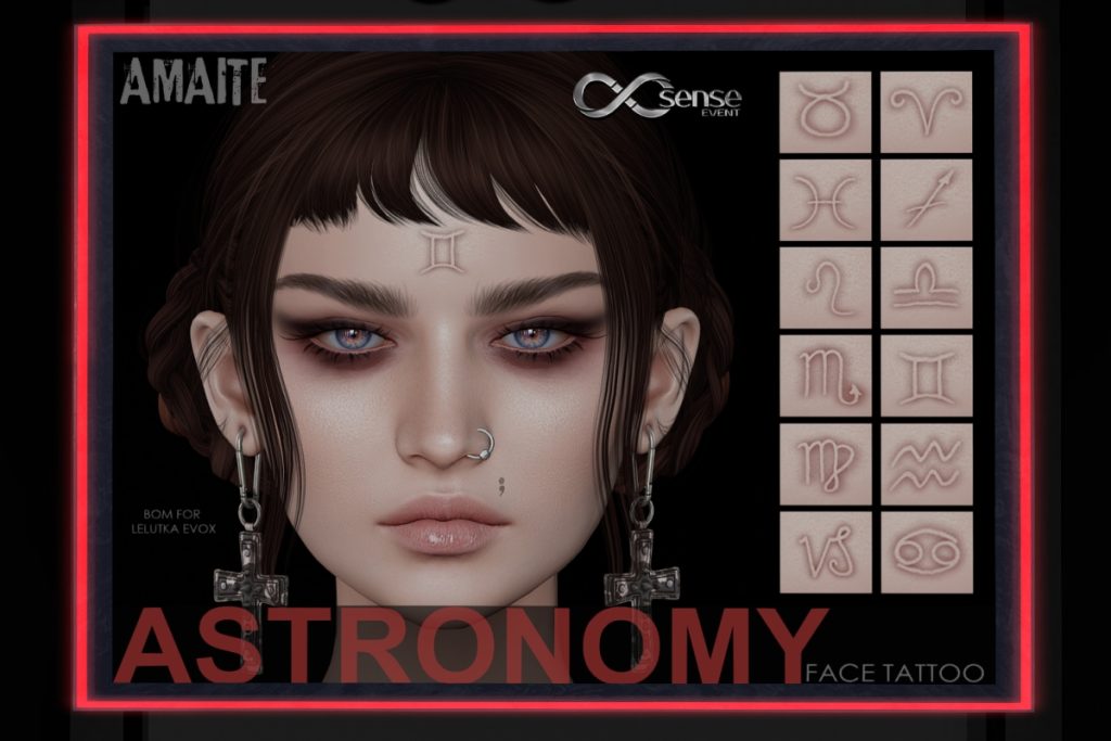 Astronomy Face Tattoo - EvoX, L$200