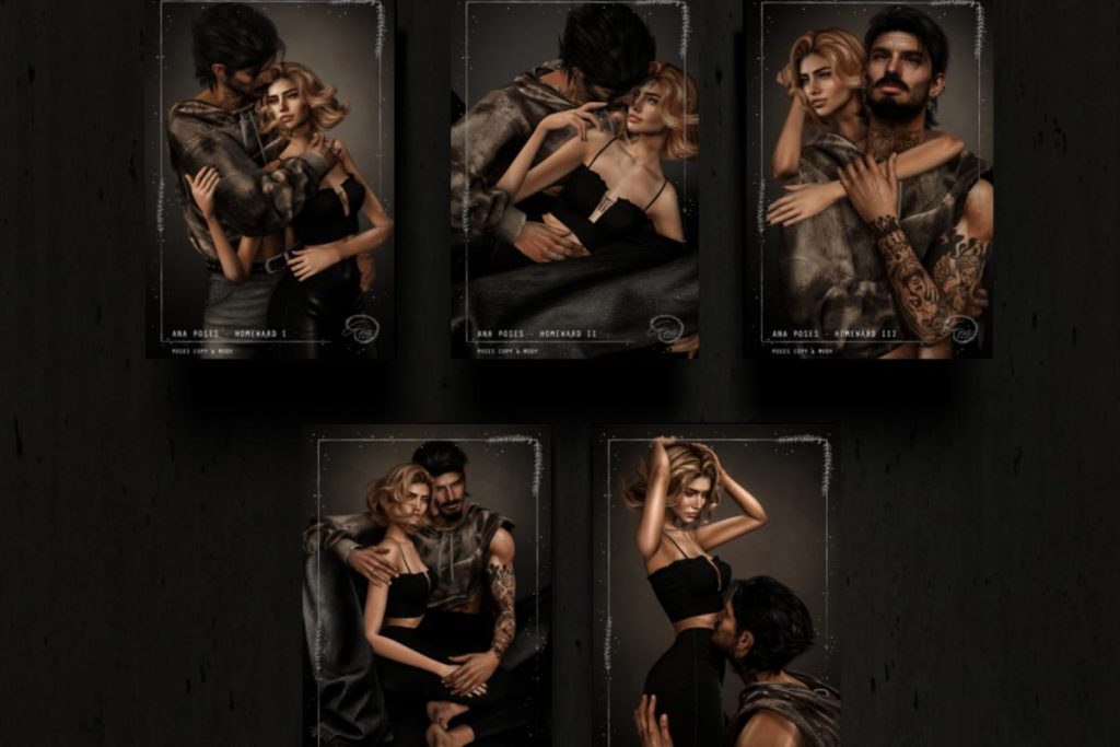 Homeward Couple Poses, L$275 each/L$800 FP