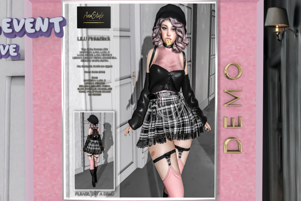Lilu Hat, Sweater, Top, Skirt &amp; Boots - Belleza/Inithium/Legacy/Maitreya/Ocacin/Physique/Reborn/Tonic/+mods, L$99-L$199 each/L$840-L$1250 FP
