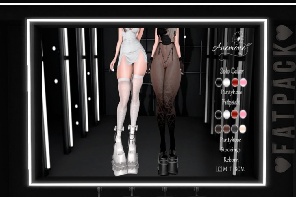 Minso Pantyhose - BOM for Reborn, L$250 each/L$750 FP