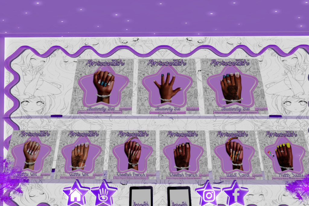 Various Nails - Bebe Youth/Legacy/Inithium/Maitreya/Reborn/Yentements, L$350 - L$850 each