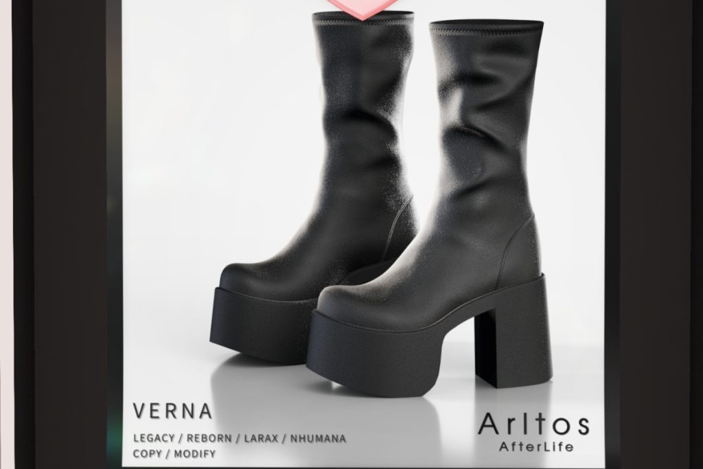 Verna Boots - Legacy/MaitreyaX/Nhumana/Reborn, L$199 each/L$479 FP