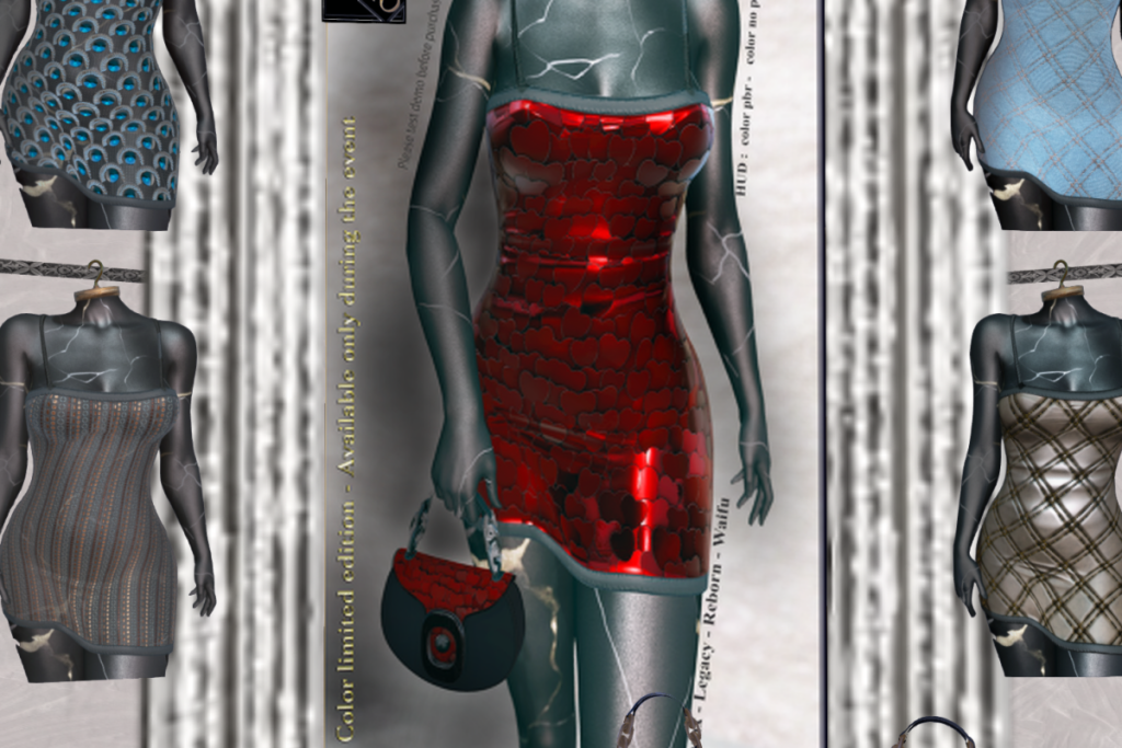 Dress &amp; Bag - Legacy/MairtreyaX/Reborn/+mods, L$500 each