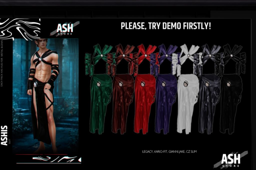 Ashis Suit - CZ Slim/Gianni/Jake/Kario Fit/Legacy, L$269 each/L$999 FP